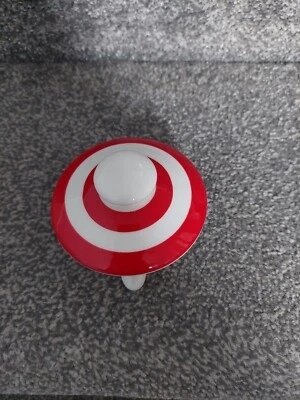 £8 • Buy T.G Green, Cornishware, Red - TEAPOT LID, 9cm Diameter