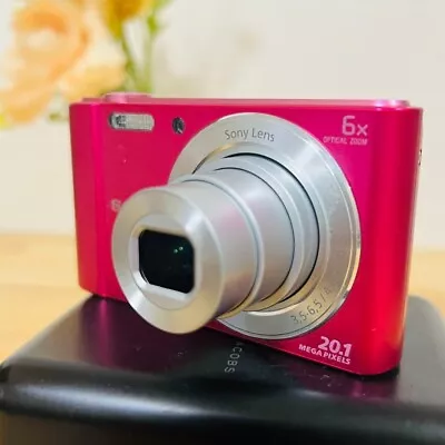 Sony Cyber-shot  DSC-W810  Pink Compact Digital Camera 20.1MP • $120