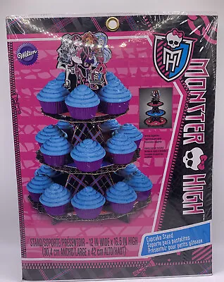 WILTON MONSTER HIGH Cupcake & Treat Stand - IN PACKAGE Doll Party • $24.99