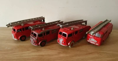 £47.50 • Buy 4 X Vintage Dinky Toy Fire Engine Diecast No. 955, 555 Etc