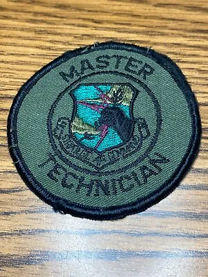 USAF Strategic Air Command Master Technician Patch Used But In Great Shape! • $8