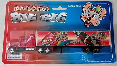 UNIQUE COCA COLA Chuck E. Cheese's Big Rig Die Cast Metal Semi Truck-VINTAGE NEW • $26.40