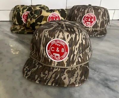 C&B Farm+Outdoors Retro Vintage Duck Camo Bottomland Snapback Classic Rope Cap • $16