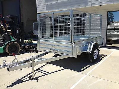 8x5 OFFROAD GALVANISED.400 SIDES. MAXIM TRAILERS 1500kg OFF ROAD HEAVY DUTY  • $3700