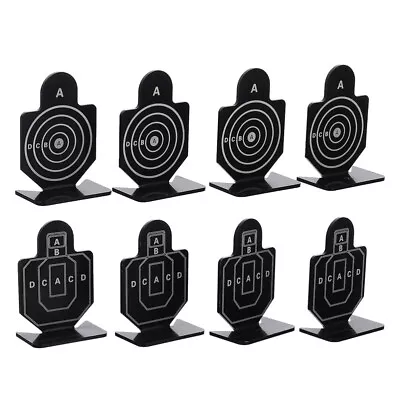 2 Boxes 8Pcs Shooting Targets Steel Plate Targets Silhouette Shooting Target • $14.36