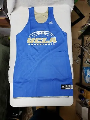 UCLA Basketball Adidas Reversible Jersey Blue/Gold Medium UCLA Bruins • $16