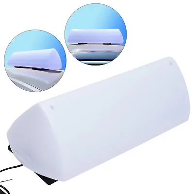 $30.40 • Buy Car Taxi Cab Topper Roof TOP Blank Sign Light LED Advertising Light Lamp PP 55CM