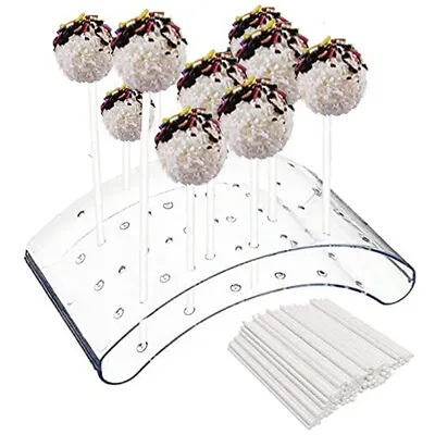 20 Holes Acrylic Lollipop Cake Pop Stand Holder Wedding Server Cake Pop W-* • £10.38