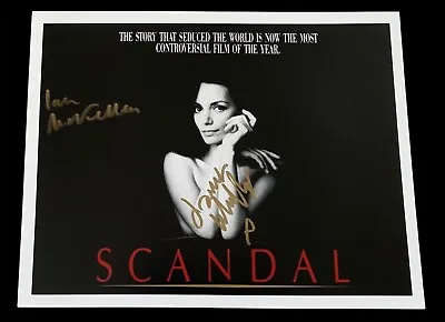 SIGNED IAN McKELLEN JOANNE WHALLEY SCANDAL PHOTO RARE CHRISTINE KEELER • £129.99