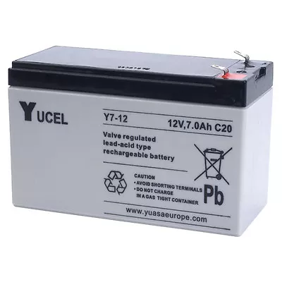 NP7-12 12v 7Ah Yuasa Yucell Valve Regulated Lead Acid Rechargeable Battery Y7-12 • £21.68