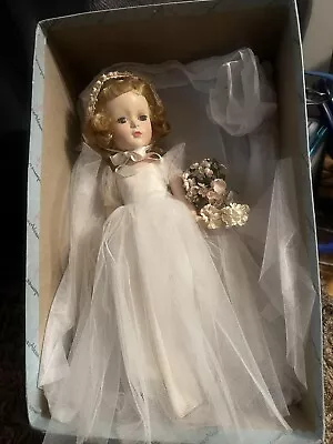 Vintage 15” Wendy Bride Doll By Madame Alexander 50's Era Original 1535 • $100