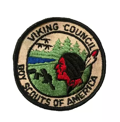 (mr18) Boy Scouts Of America Viking Council Patch • $9.90