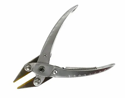 $32.95 • Buy Parallel-action Pliers Flat Nose Brass-lined Jaws Jewelry Making Non-marring
