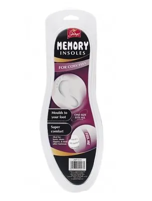Memory Foam Shoe Insoles Cut To Size Size 7-10 Mens 3-8 Ladies 1pr Per Pack • £2.89