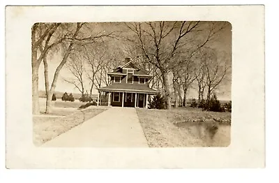 Pratt KANSAS Vintage RPPC Fish Hatchery House Real Photo Postcard • $3.50