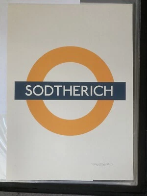 £125 • Buy Chu - SODTHERICH - Signed Limited Edition Print - BANKSY EINE STIK