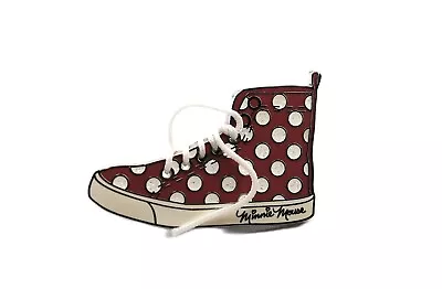 Disney Minnie Mouse Red Sneaker / Tennis Shoe With Polka Dots Pin • $9.95