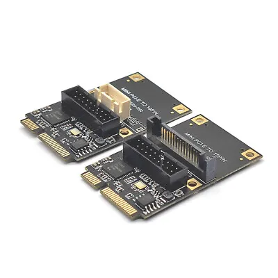 USB 3.0 USB3.2 GEN1 5Gbps Mini PCIE To 19Pin USB3.0 Riser Board Expansion Card • $9.97