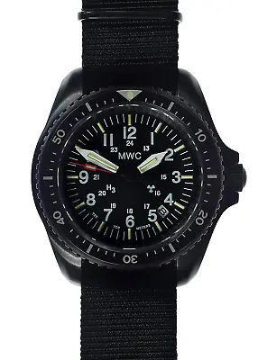 MWC  Black PVD Auto Military Divers Watch With Tritium/GTLS & Sapphire Crystal • £385