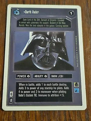 Star Wars CCG - Dave Prowse † (Darth Vader WB) - Autograph / Signed On The Back  • £60