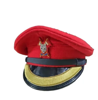 1912 C.; 7th (Queen's Own) Hussars Major John Freyer Peaked Cap C.1912 All Size • £66.50