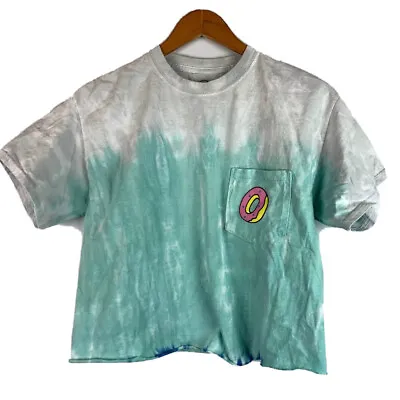 Odd Future OFWGKTA OF Women's Medium Tie Dyed Crew Neck Crop Top S/S Tee T-Shirt • £7.12