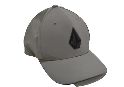 Volcom Men's Hat Stone Tech Cap Logo Casual Moisture Resistant Solid Gray L/XL • $25.99