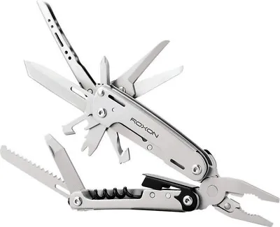 ROXON STORM Stainless Multi-Tool Pliers Wire Cutters Saw UPGRADED 16 In 1 S801S • $37.94