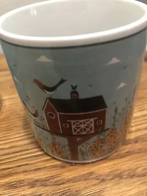 Warren Kimble Birdhouse Sakura Mugs 2000 Set Of 4 • $15