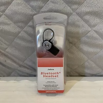 Jabra Bluetooth Headset Verizon Mobile Phone  Ear Hook Silver Black NIB Earpiece • $13