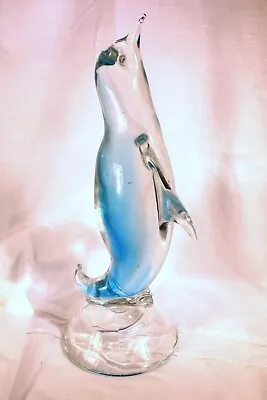 Murano Glass MCM Huge Penguin Figurine 12 H X 4 1/2 W • $139.93