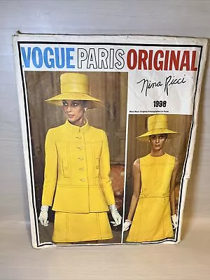 Vogue Paris Original Nina Ricci 1998 • $78