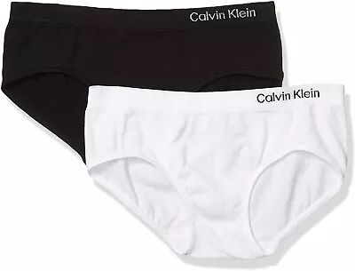 Calvin Klein Girls' 242872 Seamless Hipster Underwear Size MD(7-8 Big Kids) • £16.40