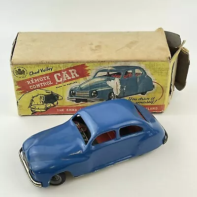 Vintage Boxed Blue Chad Valley Remote Control Car • £59