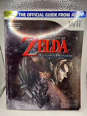 Zelda Twilight Princess Nintendo Wii Official Nintendo Power Guide W/ Poster • $17.58
