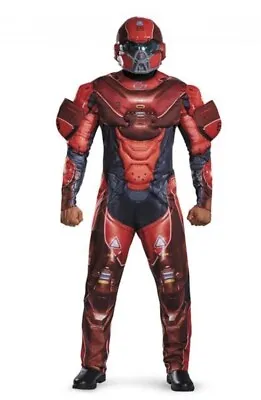 Red Spartan Halo Adult Men Halloween Costume Full Helmet NEW • $69.99