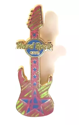 Hard Rock Cafe Pin Mystery Guitar Series Guitar With Star Groovy Colors • $15.99