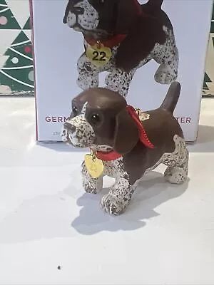 £7.99 • Buy German Shorthaired Pointer Puppy Love Christmas Hallmark Keepsake Ornament NIB''