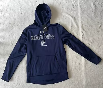 Marine Corps Retired Under Armor Official Hoodie Blue Large • $52.95