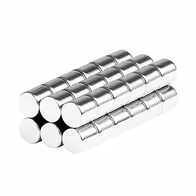 1/4 X 1/4 Inch Neodymium Rare Earth Cylinder Magnets N52 (36 Pack) • $19.99