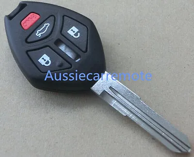 $8.50 • Buy Mitsubishi 4 Button Central Locking Remote Key Shell Case - Eclipse Galant 380