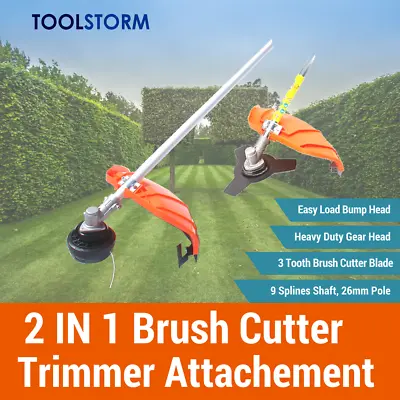 String Trimmer Brush Cutter Attachment Fit Giantz Multi Tools Chainsaw Hedge Saw • $65.99