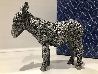 £13.45 • Buy Shudehill Giftware Silver Donkey Standing Mule Gift Figurine Ornament Figure