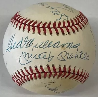 500 Home Run Club Signed Autographed Baseball Mantle Williams Aaron Mays Jsa Coa • $455