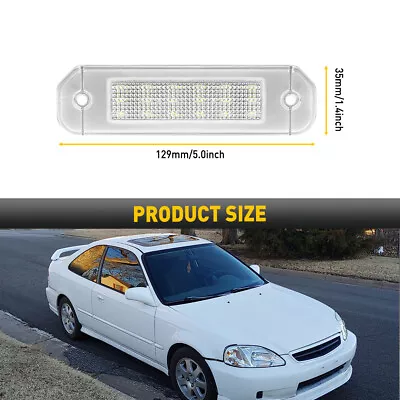 LED License Plate Lamp Rear Tag Light For 92-00 Honda Civic EG EH EJ EM Del Sol • $12.99