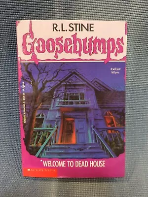 Goosebumps Book #1 Welcome To The Dead House R.L. Stine 90s Teen Novel Vintage • $10