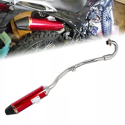 Slip-On Full Exhaust Muffler System Aluminum For CRF150F CRF230F 2003-2013 Red • $98.99