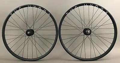 H + Plus Son Hydra Rims Track Fixed Gear Bike Tubeless Wheelset Phil Wood Hubs • $899