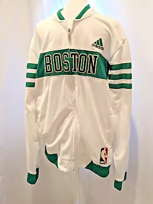 Boston Celtics Adidas Large Warm-Up Jacket NBA World Profess. Champion. Exc Cond • $103.99