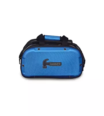 Hammer Carbon Shield 2 Ball Double Tote Blue Bowling Bag • $69.95